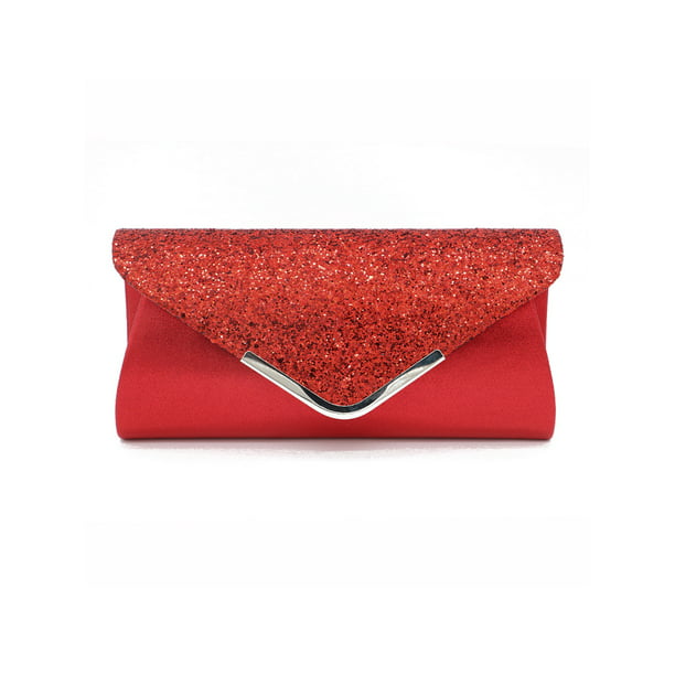 Women Velvet Envelope Clutch Shoulder Bag Prom Evening Party Handbag Wallet Gift